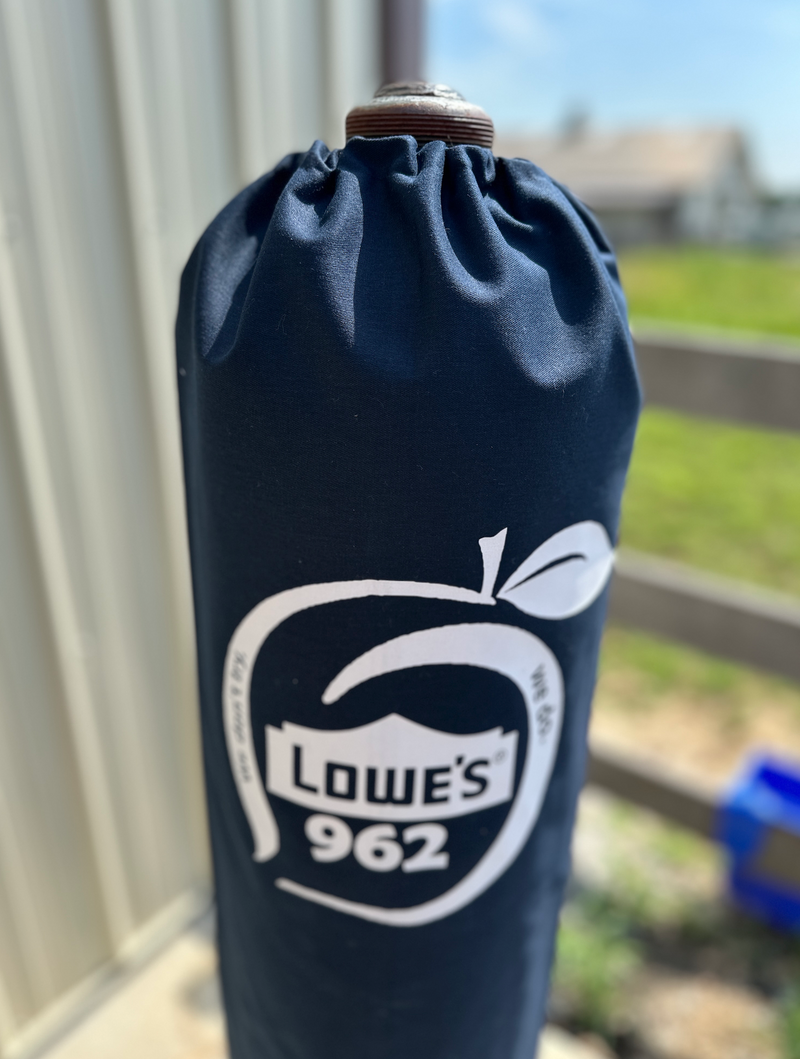 Custom cover for jewelry gas tank Lowes.